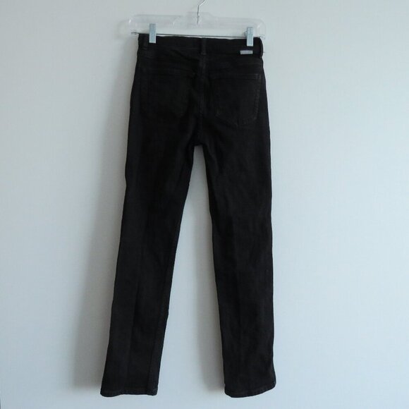 BOYISH Dempsey High Rise Jeans in La Strada Black - Size 24 - Picture 9 of 15